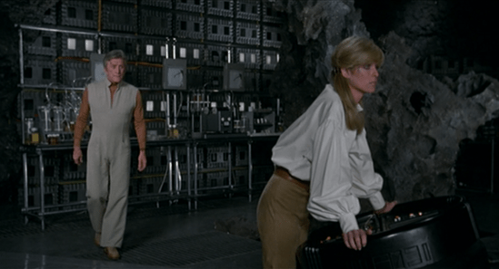 Alex kills the lights (screen cap courtesy Craig Spivey).