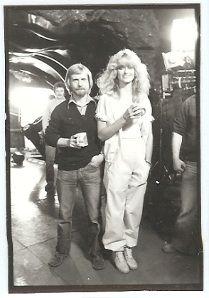 Farrah poses with (photo courtesy Keith Hamshere)